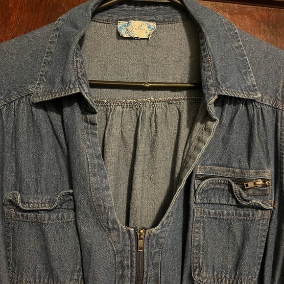 Jean Zip up dress - Picture 3 of 5